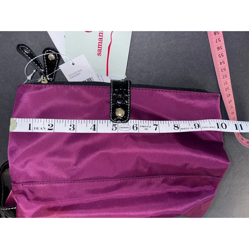 Samantha Brown Toiletry Bag Burgundy